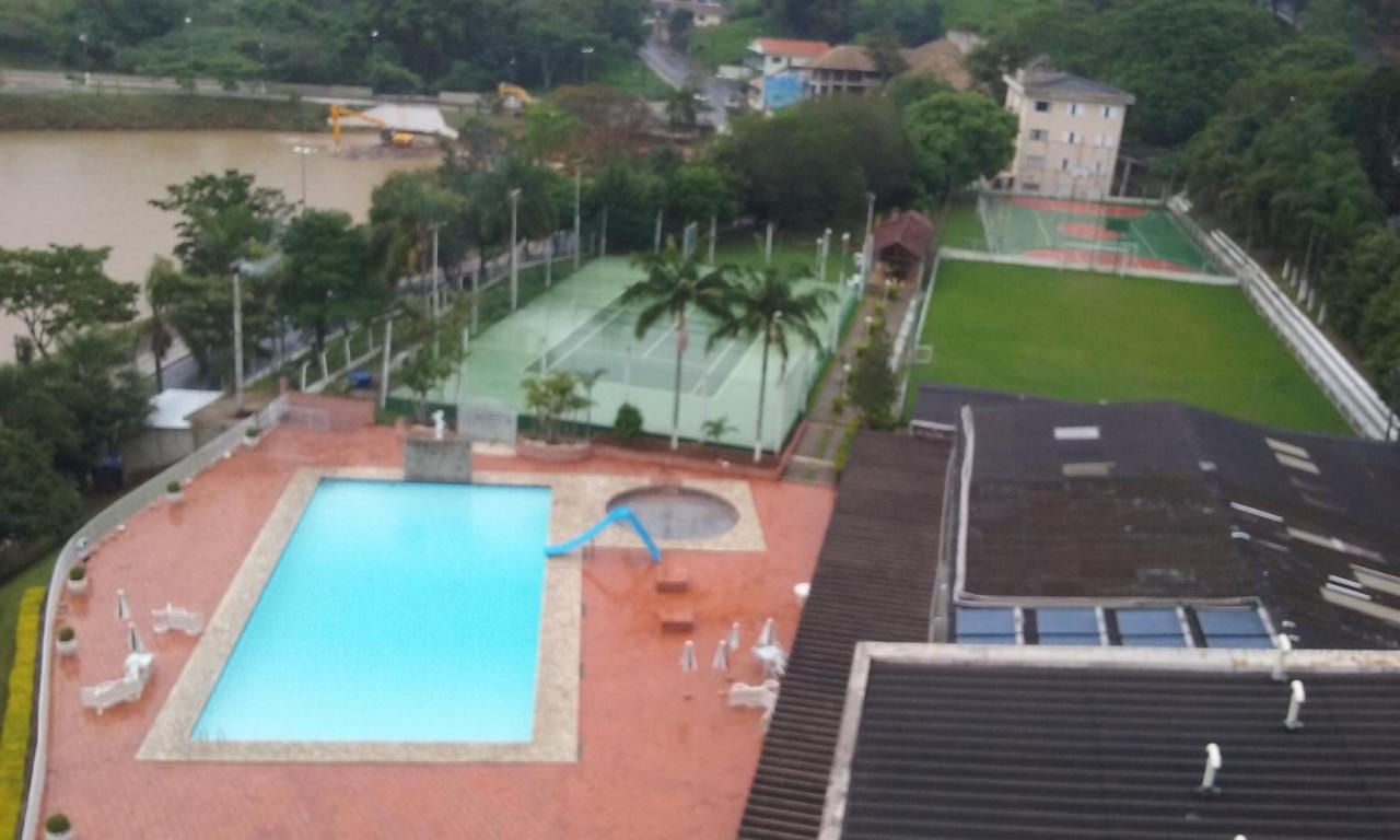 Flat No Apart-Hotel Cavalinho Branco Com Piscina Aquecida 1D8 อากวัสจิลิงดอยา ภายนอก รูปภาพ